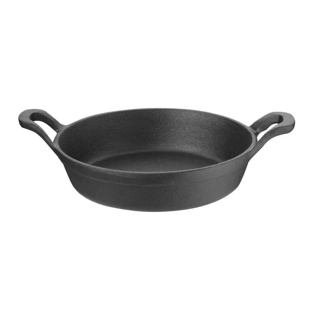 GJ554 Olympia Round Cast Iron Eared Dish - JD Catering Equipment Solutions Ltd