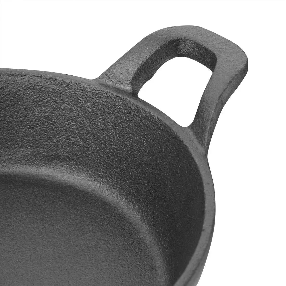 GJ554 Olympia Round Cast Iron Eared Dish - JD Catering Equipment Solutions Ltd
