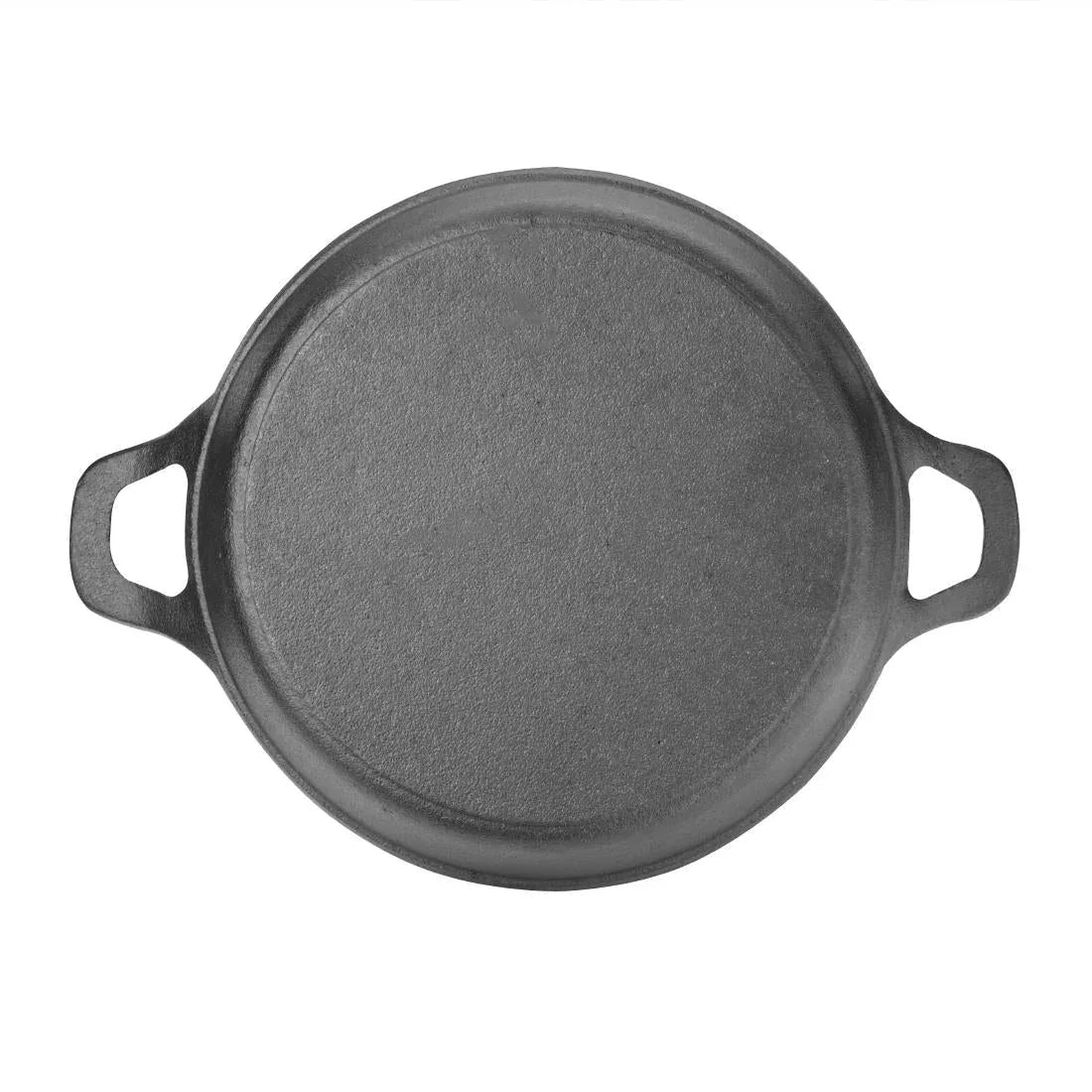 GJ554 Olympia Round Cast Iron Eared Dish - JD Catering Equipment Solutions Ltd