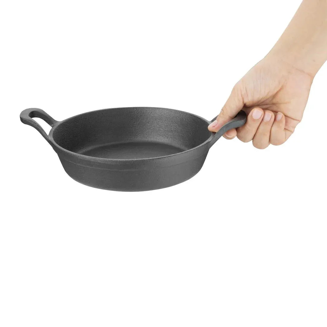 GJ554 Olympia Round Cast Iron Eared Dish - JD Catering Equipment Solutions Ltd