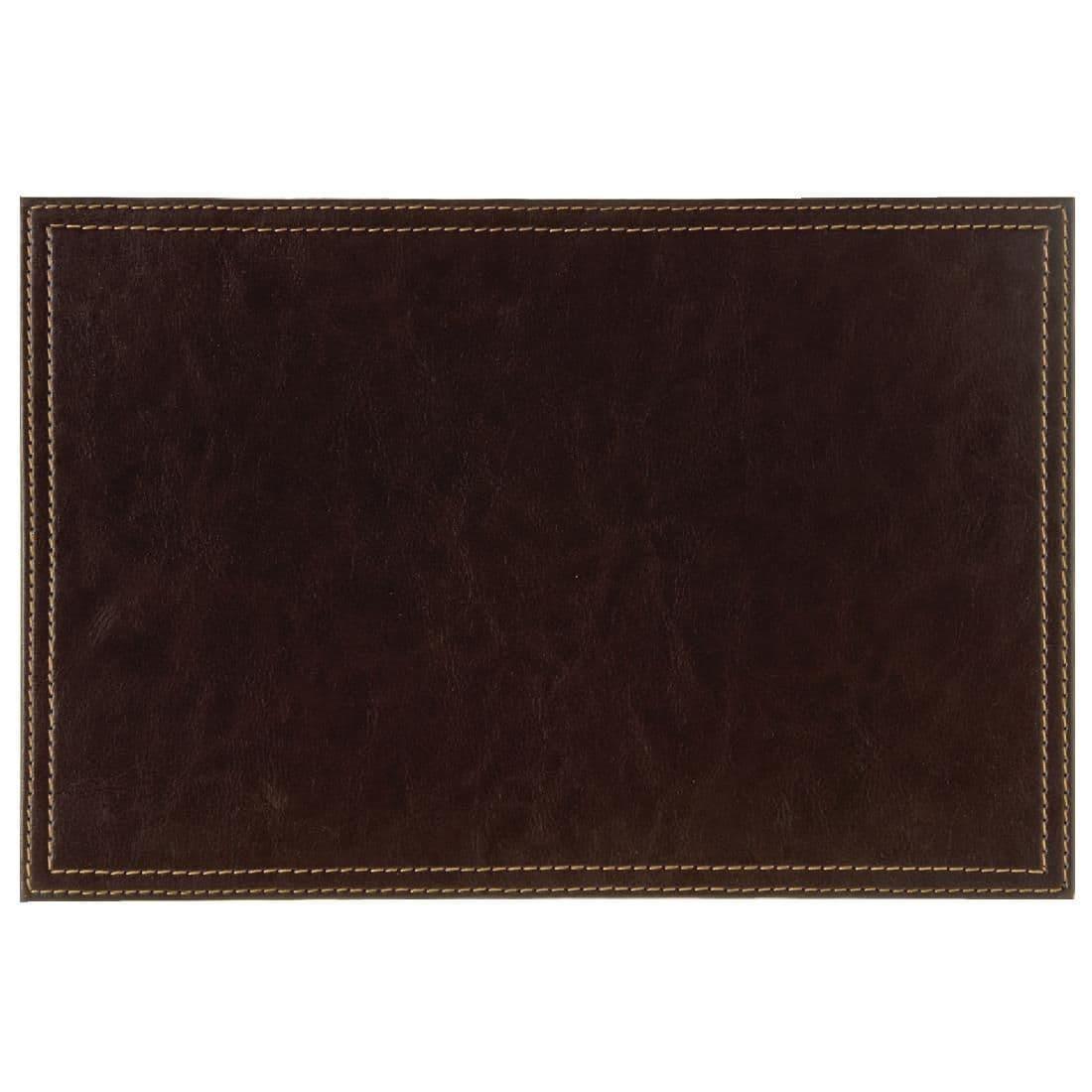 GJ739 Faux Leather Placemats (Pack of 4) - JD Catering Equipment Solutions Ltd