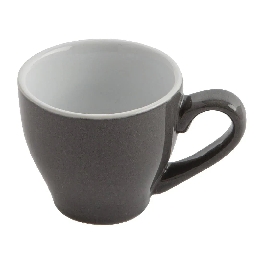 GK072 Olympia Cafe Espresso Cups Charcoal 100ml (Pack of 12) - JD Catering Equipment Solutions Ltd