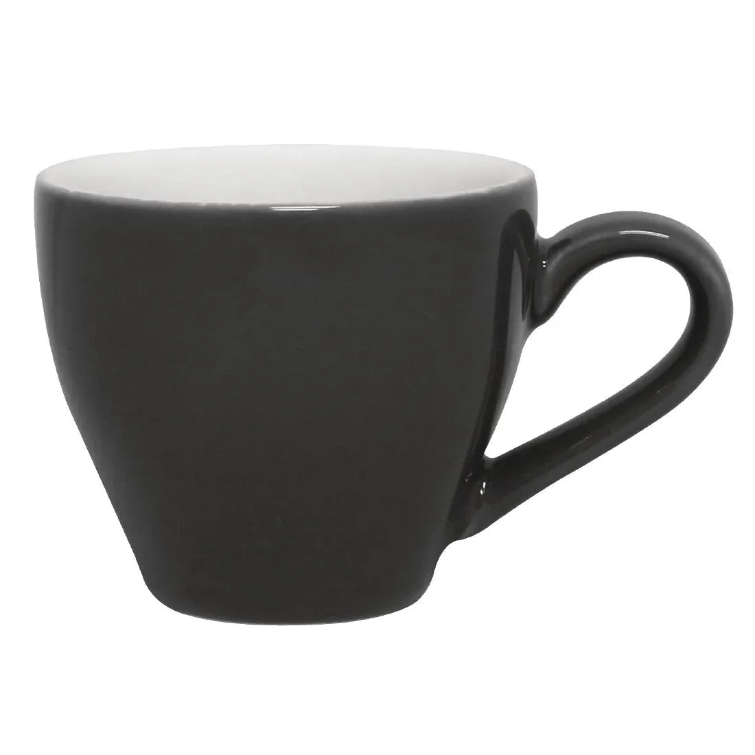 GK072 Olympia Cafe Espresso Cups Charcoal 100ml (Pack of 12) - JD Catering Equipment Solutions Ltd