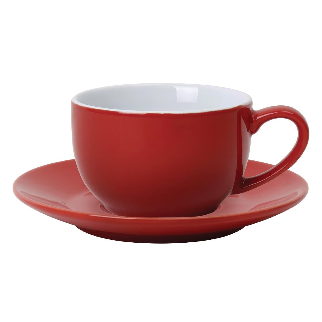 GK073 Olympia Cafe Coffee Cups Red 228ml (Pack of 12) JD Catering Equipment Solutions Ltd
