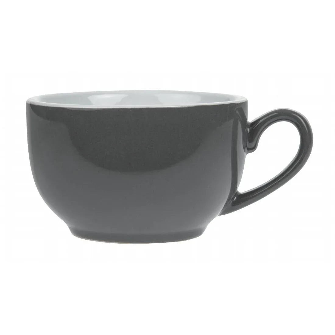 GK075 Olympia Cafe Coffee Cups Charcoal 228ml (Pack of 12) - JD Catering Equipment Solutions Ltd