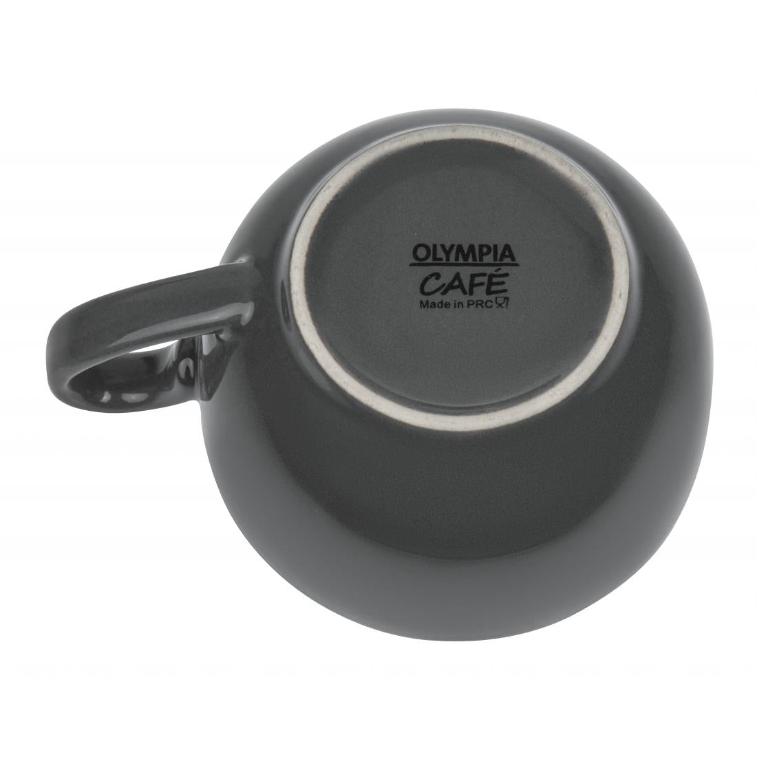GK075 Olympia Cafe Coffee Cups Charcoal 228ml (Pack of 12) JD Catering Equipment Solutions Ltd
