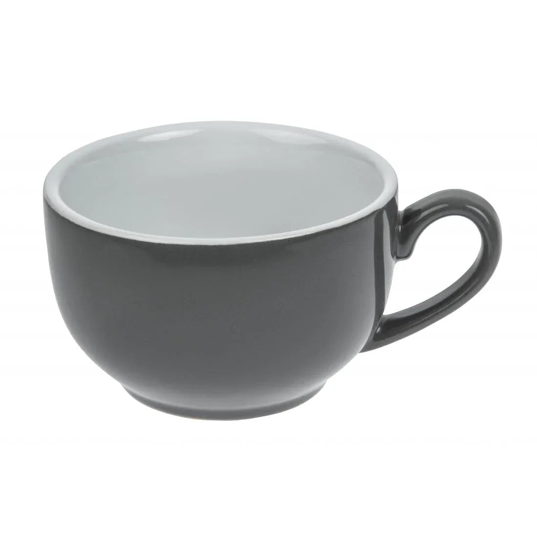 GK075 Olympia Cafe Coffee Cups Charcoal 228ml (Pack of 12) - JD Catering Equipment Solutions Ltd