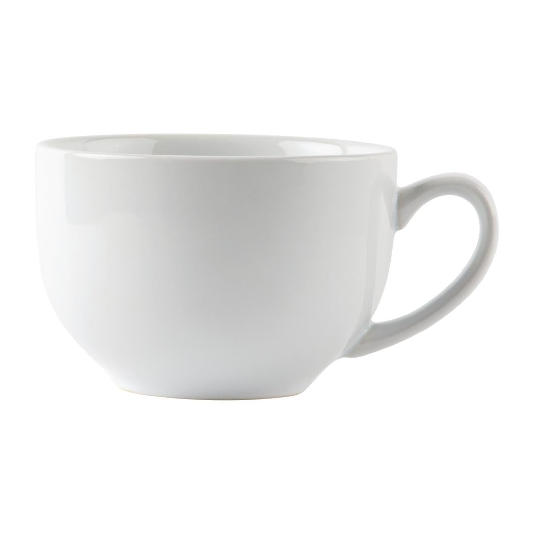 GK077 Olympia Cafe Cappuccino Cups White 340ml (Pack of 12) JD Catering Equipment Solutions Ltd
