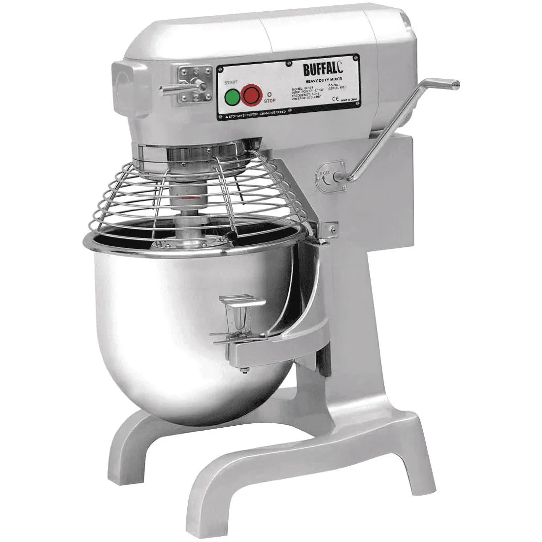 GL191 Buffalo 20Ltr Planetary Mixer 1.1kW. Capacity: 20Ltr. Three speed - JD Catering Equipment Solutions Ltd
