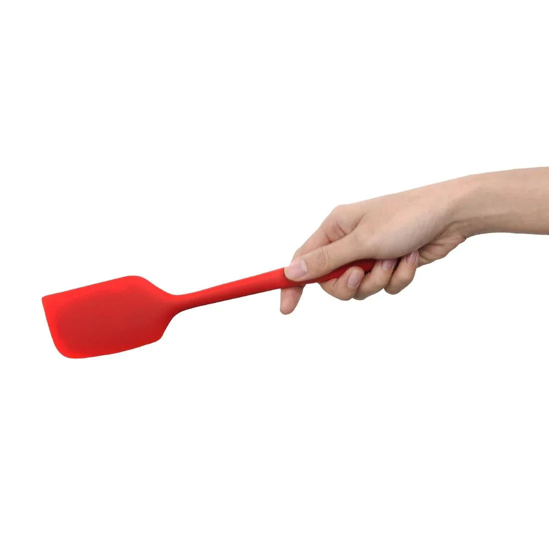 GL351 Vogue Silicone Large Spatula Red 28cm - JD Catering Equipment Solutions Ltd