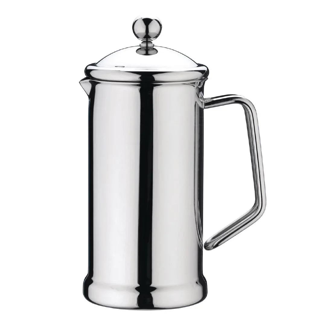 GL649 Polished Stainless Steel Cafetiere 8 Cup - JD Catering Equipment Solutions Ltd