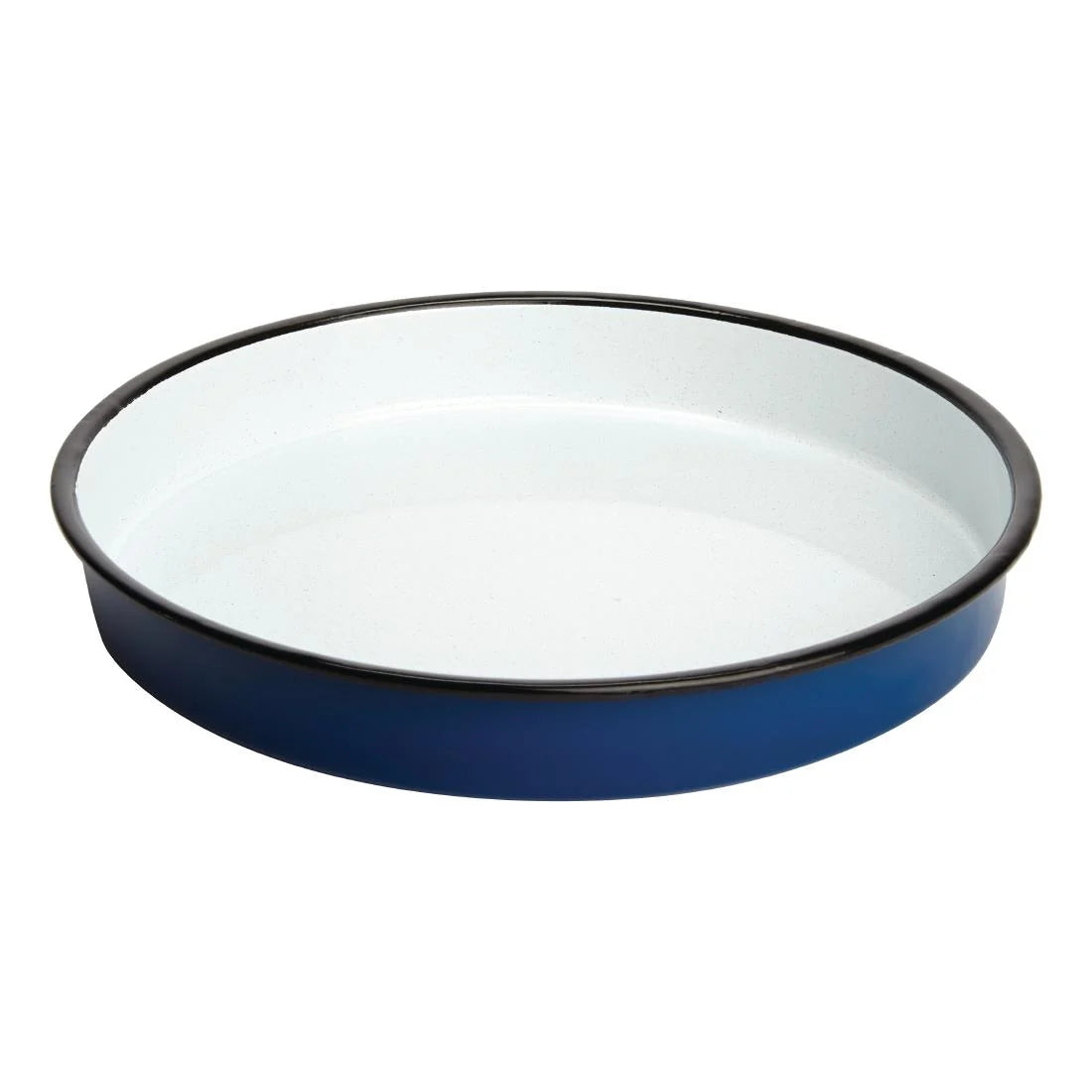 GM240 Olympia Enameled Steel Round Service Tray 320mm JD Catering Equipment Solutions Ltd
