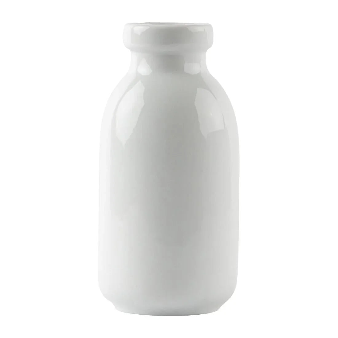 GM368 Olympia White Mini Milk Bottle 145ml (Pack of 12) - JD Catering Equipment Solutions Ltd