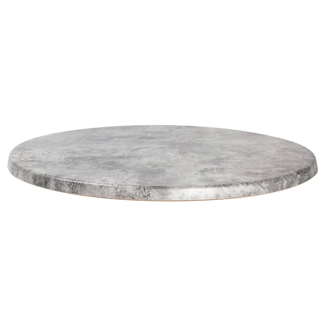 GM421 Werzalit Pre-Drilled Round Table Top Concrete 800mm - JD Catering Equipment Solutions Ltd