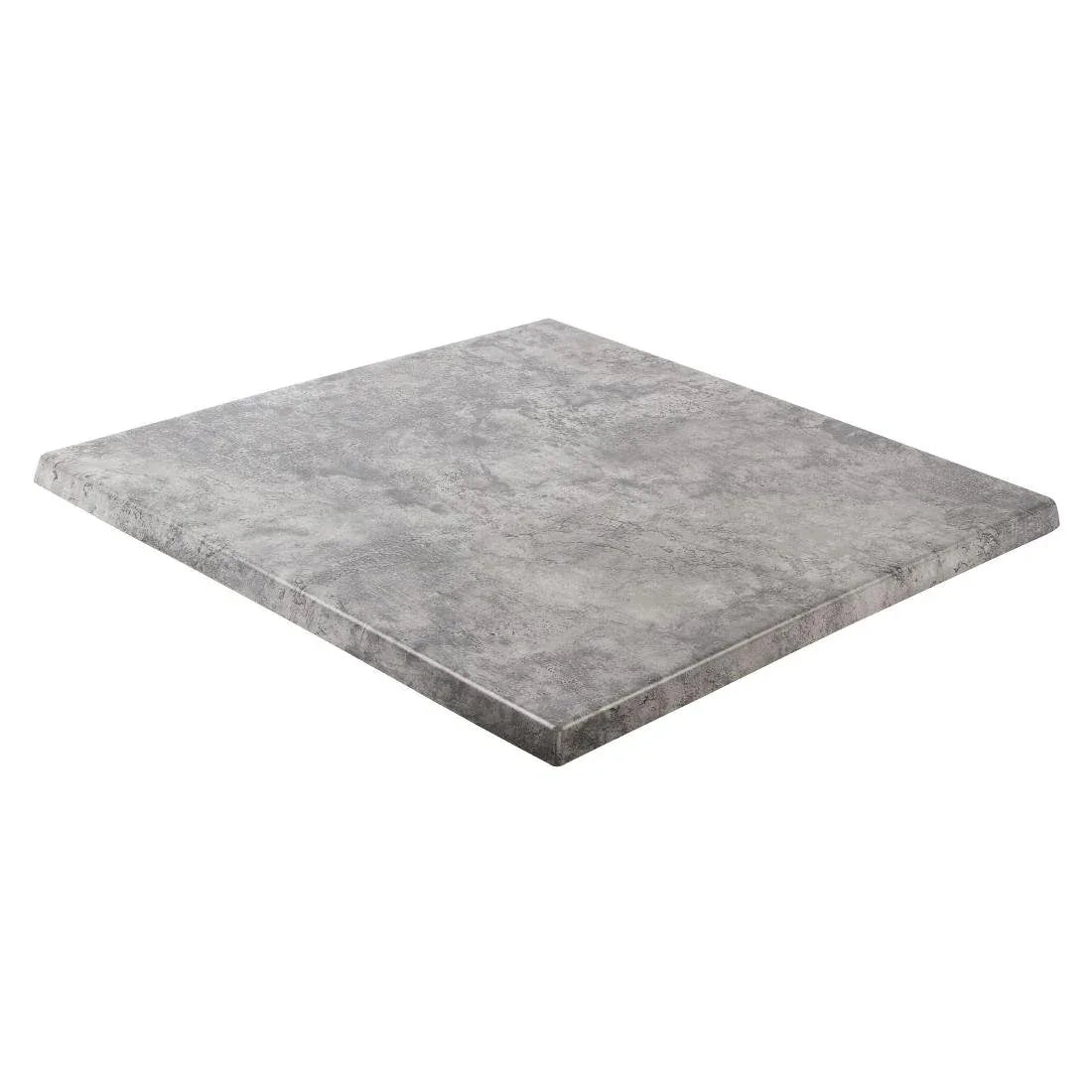 GM422 Werzalit Pre-drilled Square Table Top Concrete 600mm - JD Catering Equipment Solutions Ltd
