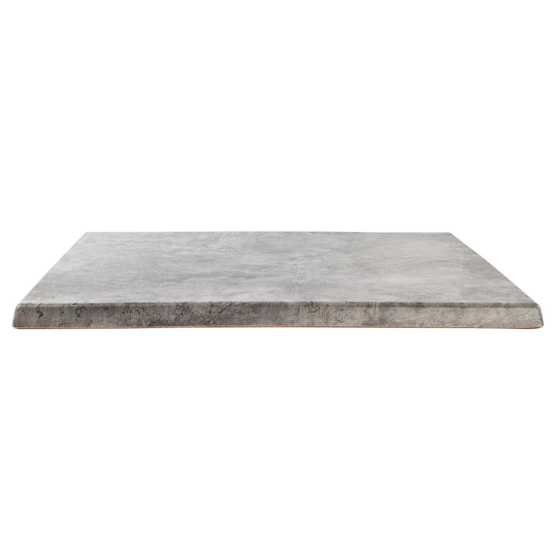 GM423 Werzalit Pre-drilled Square Table Top Concrete 700mm - JD Catering Equipment Solutions Ltd