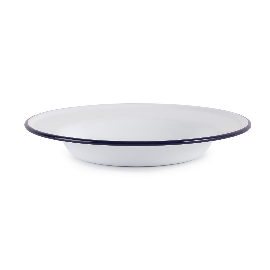 GM513 Olympia Enamel Soup Plates 245mm (Pack of 6) JD Catering Equipment Solutions Ltd