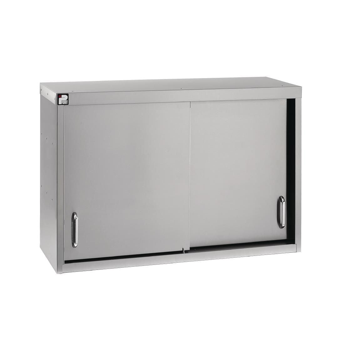 GM762 Parry Stainless Steel Sliding Door Wall Cupboard 1500mm JD Catering Equipment Solutions Ltd