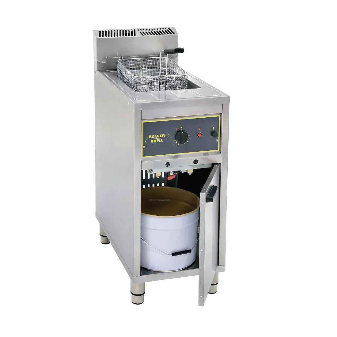 GP314-P Roller Grill Single Tank Single Basket Free Standing LPG Fryer RFG16 - JD Catering Equipment Solutions Ltd