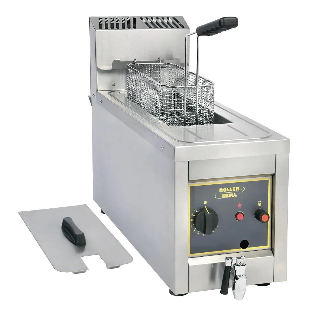 GP317-P Roller Grill Single Tank Single Basket Countertop LPG Fryer RF8 - JD Catering Equipment Solutions Ltd
