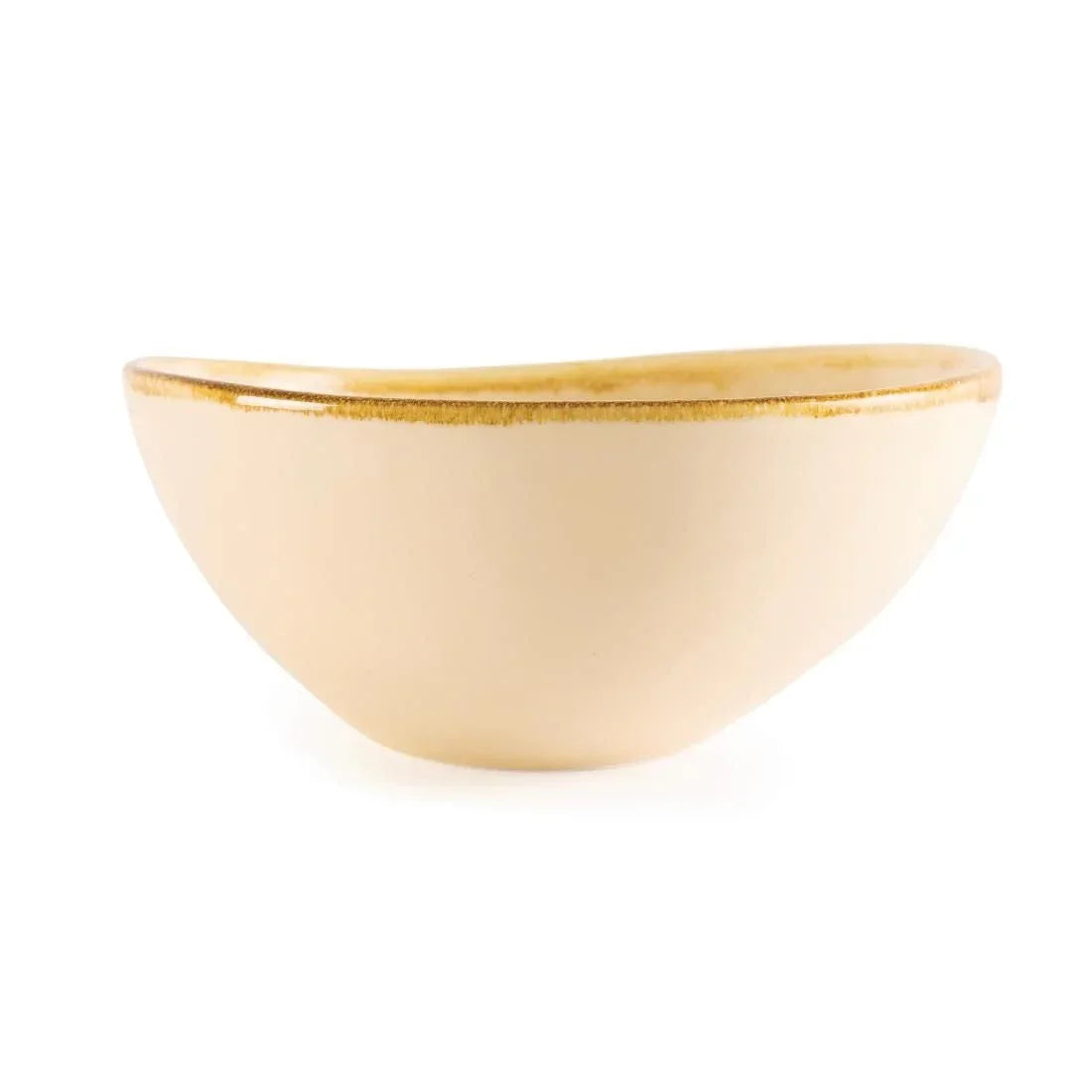 GP323 Olympia Kiln Bowl Sandstone 215mm (Pack of 4) - JD Catering Equipment Solutions Ltd
