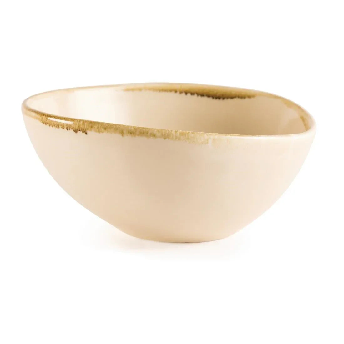 GP323 Olympia Kiln Bowl Sandstone 215mm (Pack of 4) - JD Catering Equipment Solutions Ltd