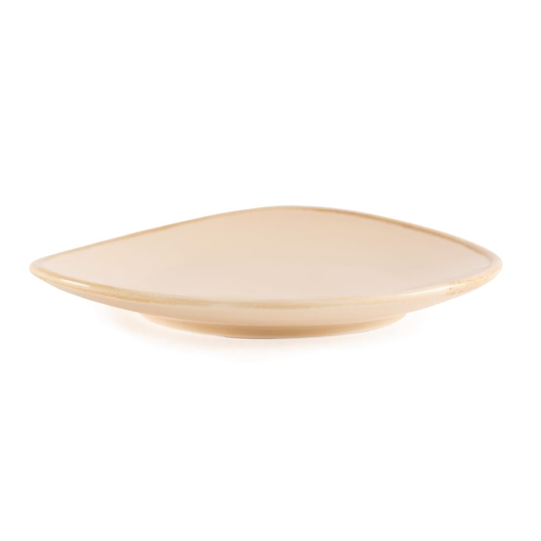 GP327 Olympia Kiln Triangular Plate Sandstone 280mm (Pack of 4) JD Catering Equipment Solutions Ltd
