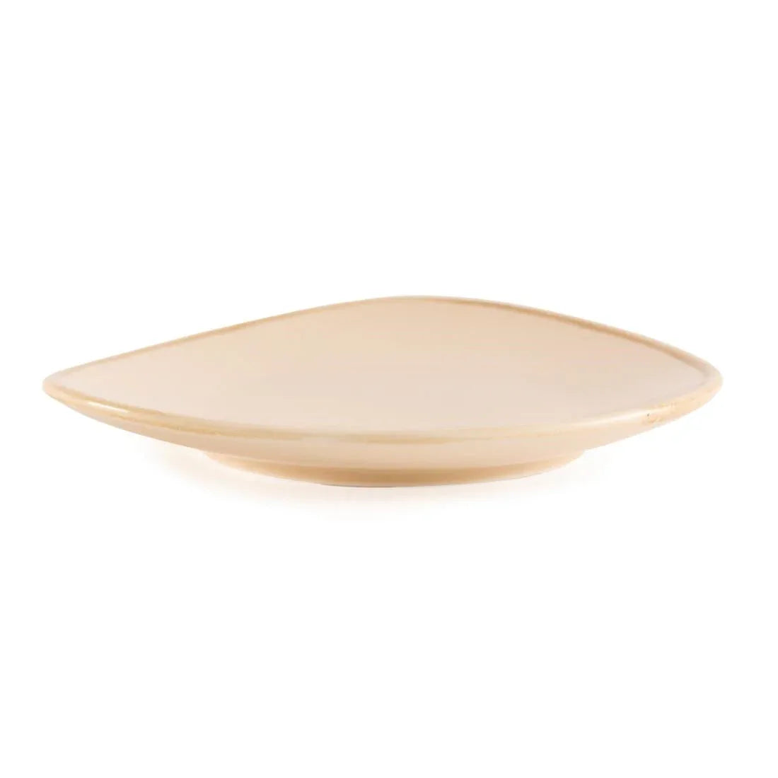 GP327 Olympia Kiln Triangular Plate Sandstone 280mm (Pack of 4) - JD Catering Equipment Solutions Ltd