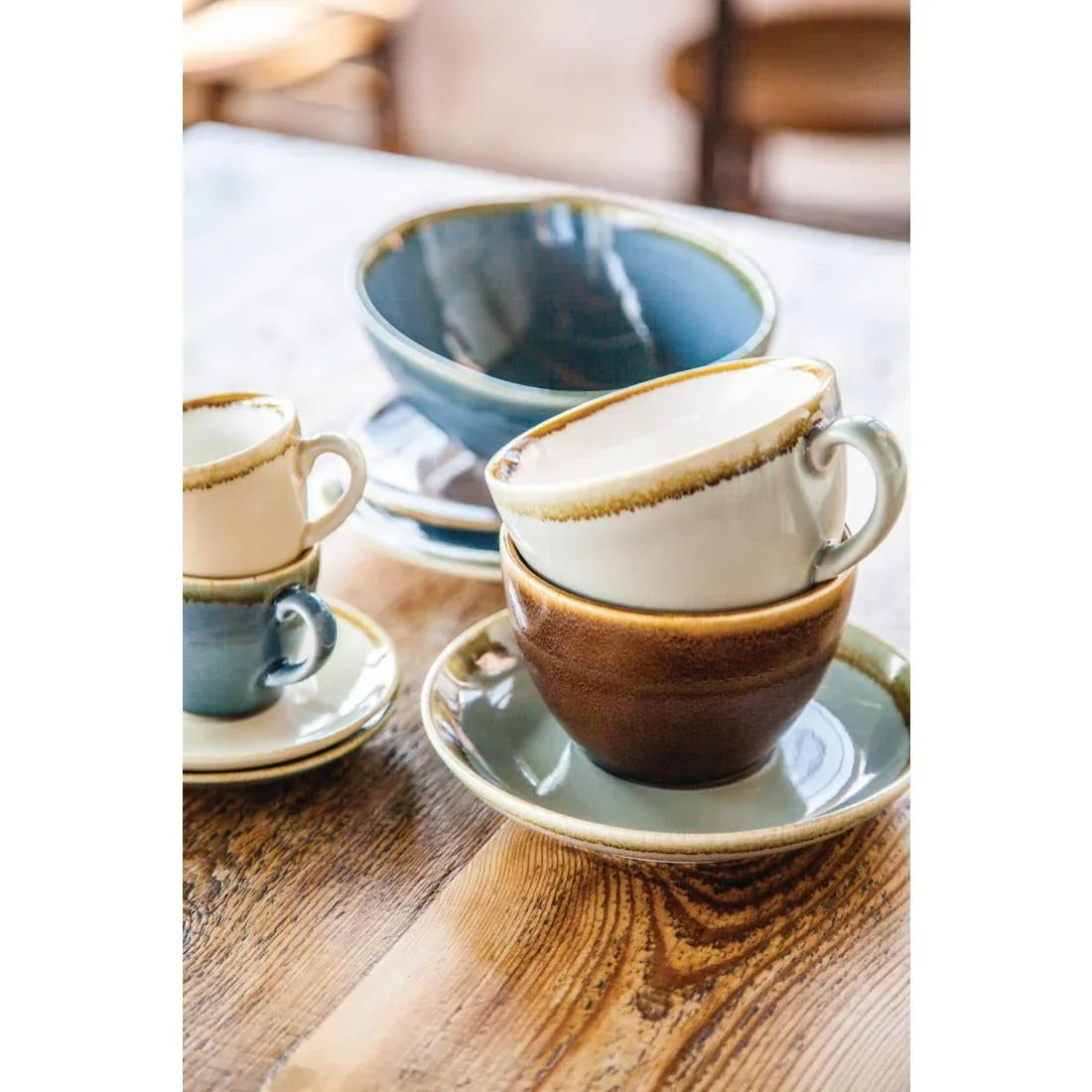 GP328 Olympia Kiln Espresso Cup Sandstone (Pack of 6) - JD Catering Equipment Solutions Ltd