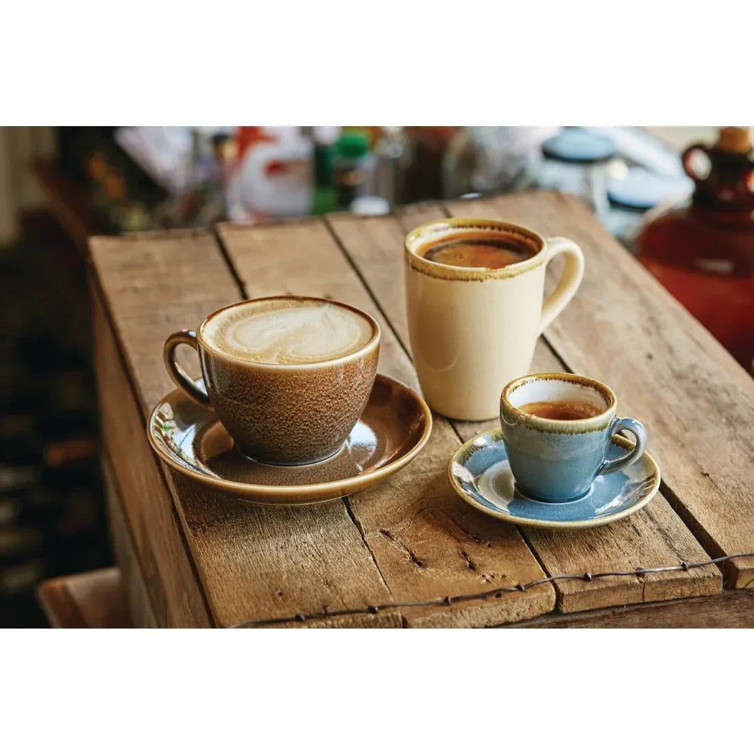 GP328 Olympia Kiln Espresso Cup Sandstone (Pack of 6) - JD Catering Equipment Solutions Ltd