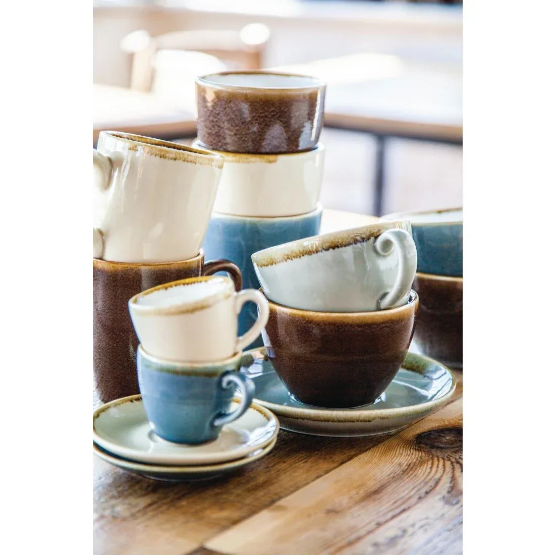 GP328 Olympia Kiln Espresso Cup Sandstone (Pack of 6) - JD Catering Equipment Solutions Ltd