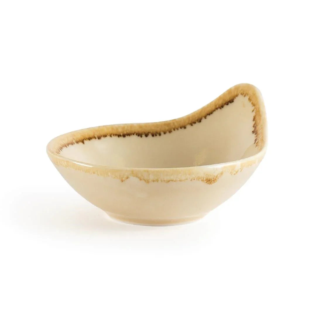 GP336 Olympia Kiln Dipping Pot Sandstone 70ml (Pack of 12) - JD Catering Equipment Solutions Ltd
