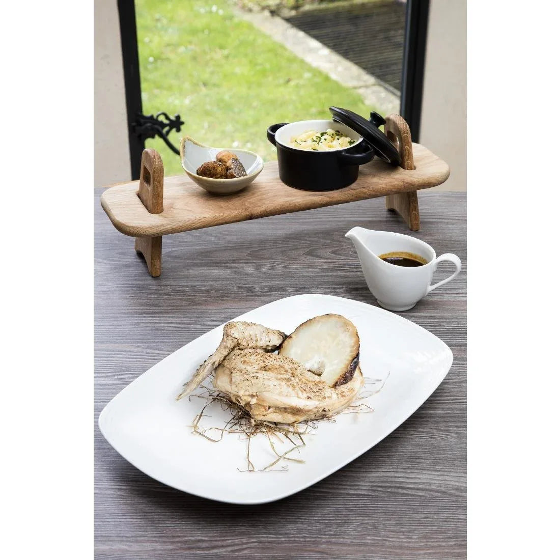 GP336 Olympia Kiln Dipping Pot Sandstone 70ml (Pack of 12) - JD Catering Equipment Solutions Ltd