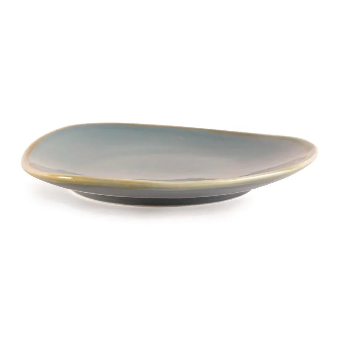 GP342 Olympia Kiln Triangular Side Plate Ocean 230mm (Pack of 6) - JD Catering Equipment Solutions Ltd