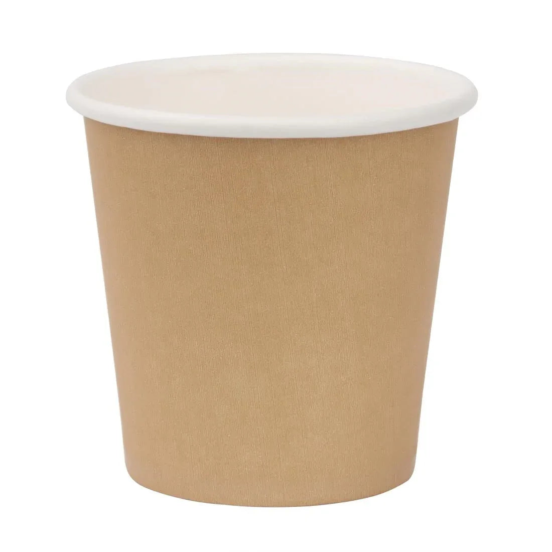 GP447 Fiesta Recyclable Espresso Cups Single Wall Kraft 112ml / 4oz (Pack of 1000) - JD Catering Equipment Solutions Ltd