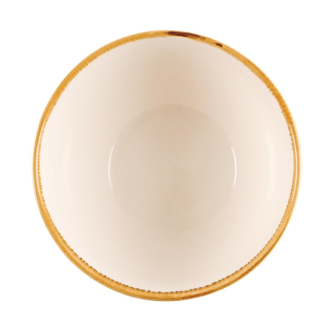 GP460 Olympia Kiln Round Bowl Sandstone 140mm (Pack of 6) JD Catering Equipment Solutions Ltd