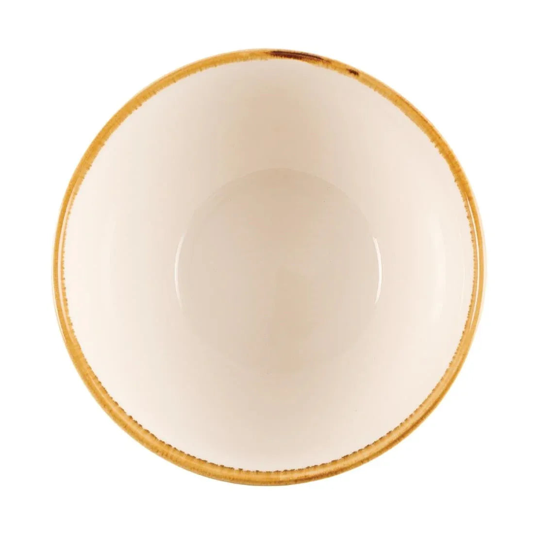 GP460 Olympia Kiln Round Bowl Sandstone 140mm (Pack of 6) - JD Catering Equipment Solutions Ltd