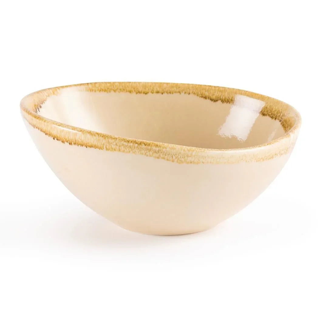 GP461 Olympia Kiln Bowl Sandstone 165mm (Pack of 6) - JD Catering Equipment Solutions Ltd