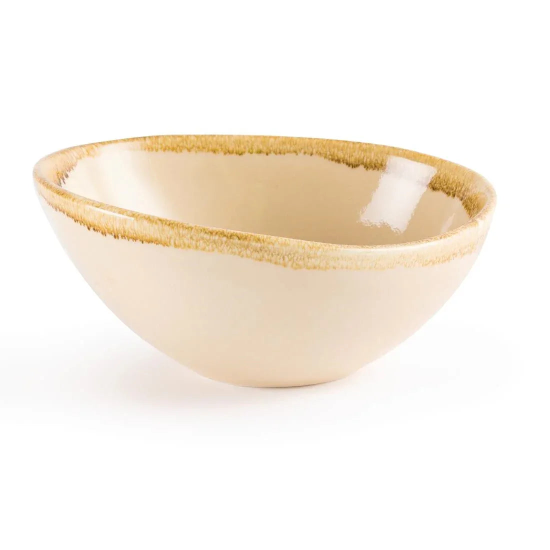 GP461 Olympia Kiln Bowl Sandstone 165mm (Pack of 6) - JD Catering Equipment Solutions Ltd