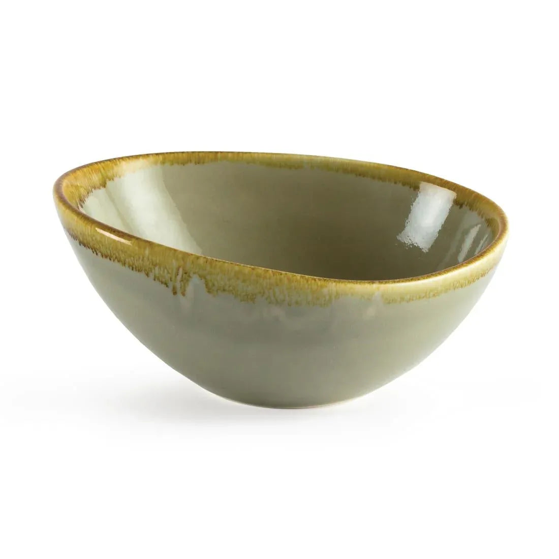 GP470 Olympia Kiln Bowl Moss 165mm (Pack of 6) - JD Catering Equipment Solutions Ltd