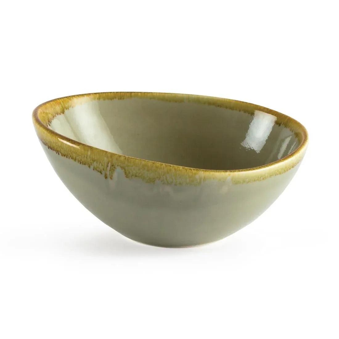 GP470 Olympia Kiln Bowl Moss 165mm (Pack of 6) - JD Catering Equipment Solutions Ltd