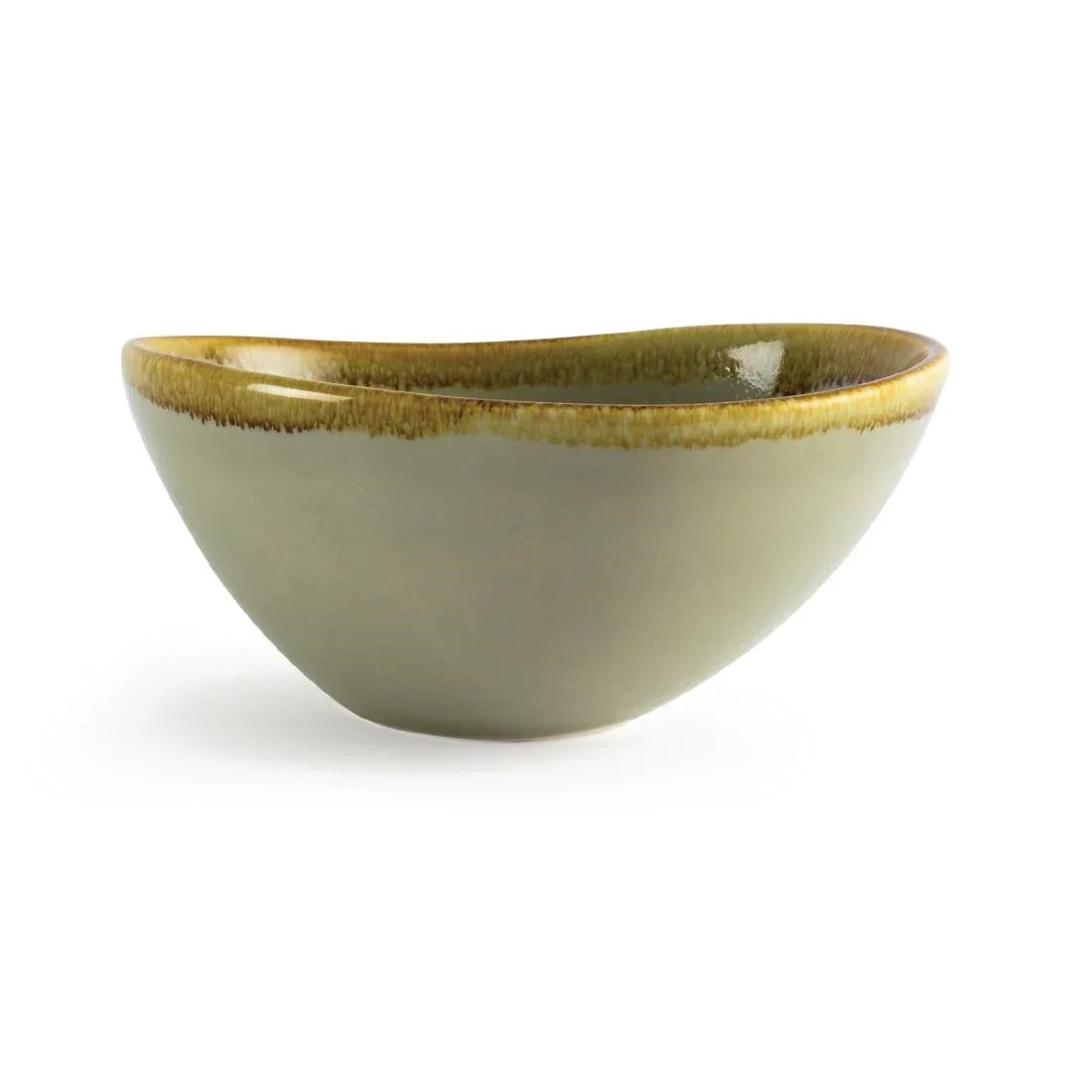 GP470 Olympia Kiln Bowl Moss 165mm (Pack of 6) - JD Catering Equipment Solutions Ltd