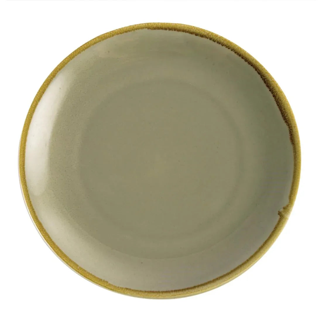 GP475 Olympia Kiln Round Plate Moss 280mm (Pack of 4) - JD Catering Equipment Solutions Ltd