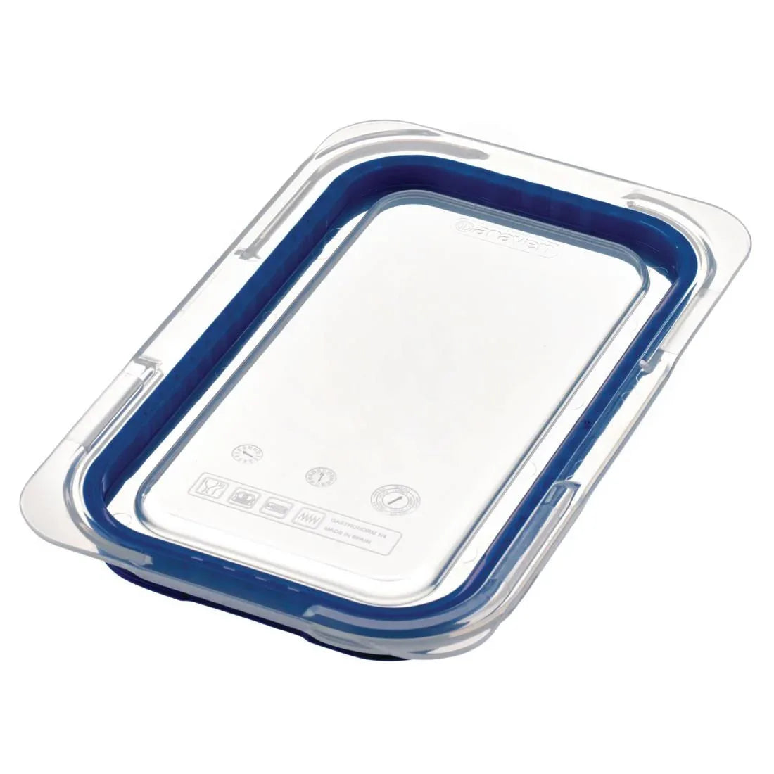 GP577 Araven ABS Lid Blue GN 1/4 - JD Catering Equipment Solutions Ltd