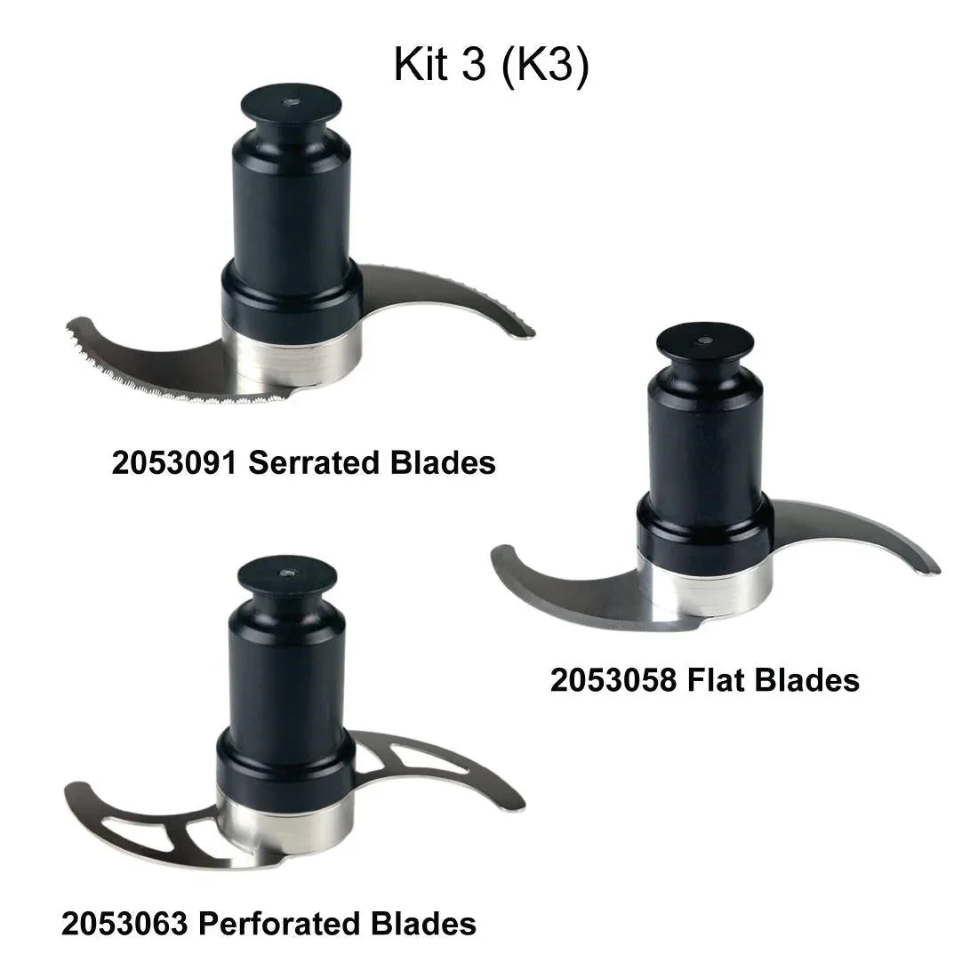 GP981-K3 Sammic Food Processor KE-5V + Flat + Perforated blade - JD Catering Equipment Solutions Ltd
