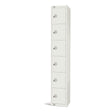 GR307-CL Elite Six Door Manual Combination Locker Locker White JD Catering Equipment Solutions Ltd