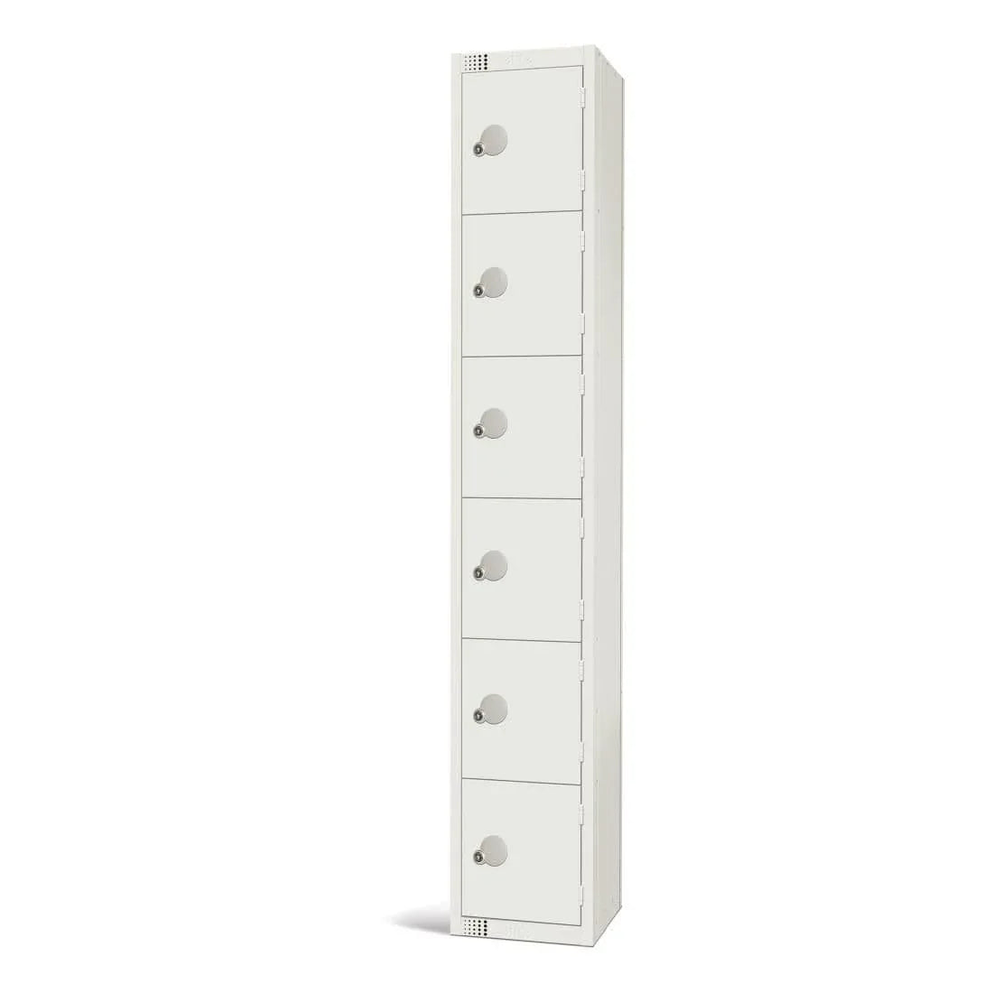 GR307-CL Elite Six Door Manual Combination Locker Locker White - JD Catering Equipment Solutions Ltd