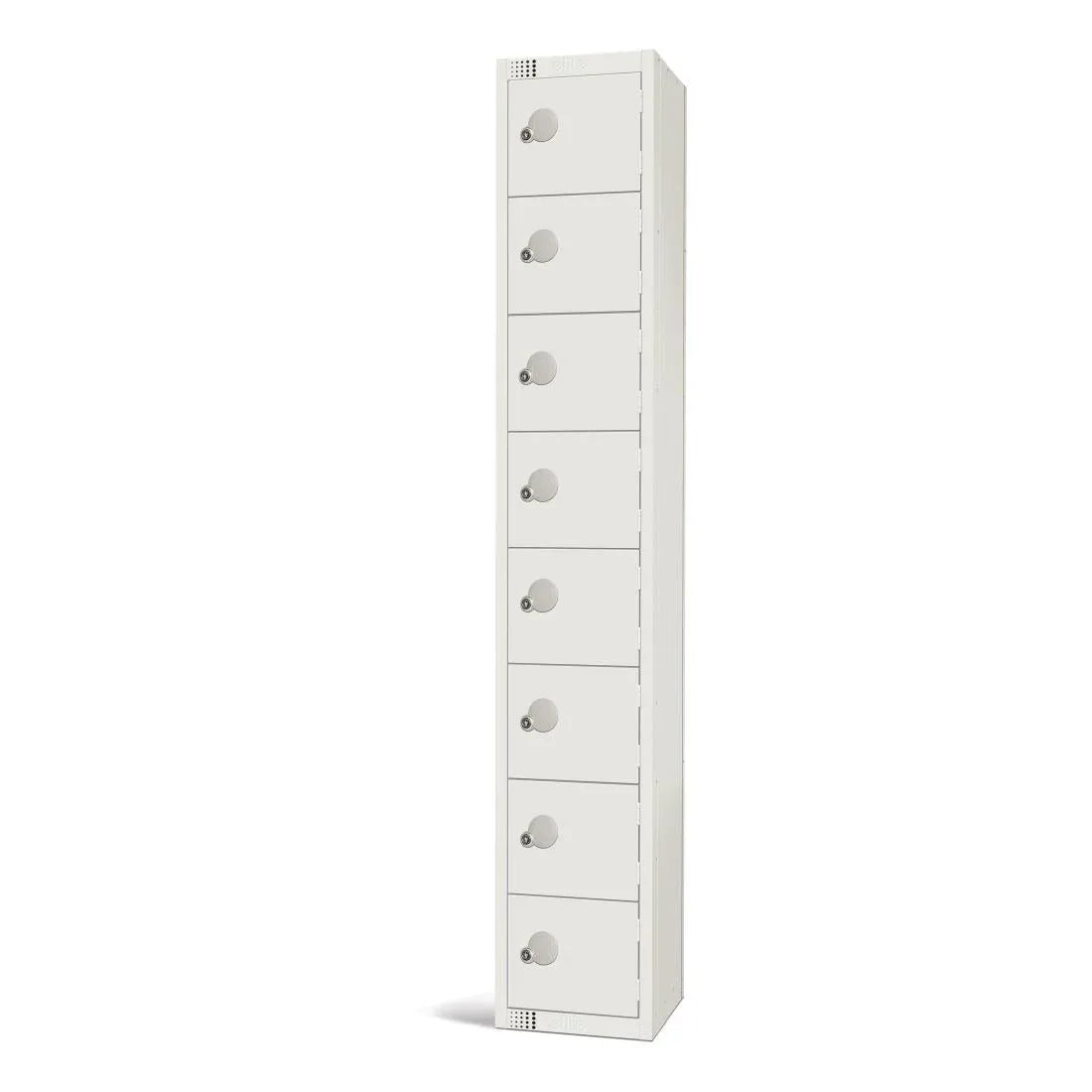 GR308-CL Elite Eight Door Manual Combination Locker Locker White - JD Catering Equipment Solutions Ltd