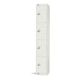 GR312-CL Elite Four Door Manual Combination Locker Locker White JD Catering Equipment Solutions Ltd