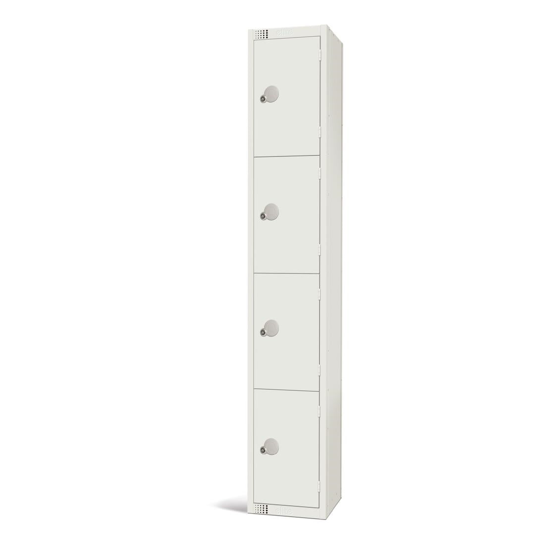 GR312-CL Elite Four Door Manual Combination Locker Locker White JD Catering Equipment Solutions Ltd